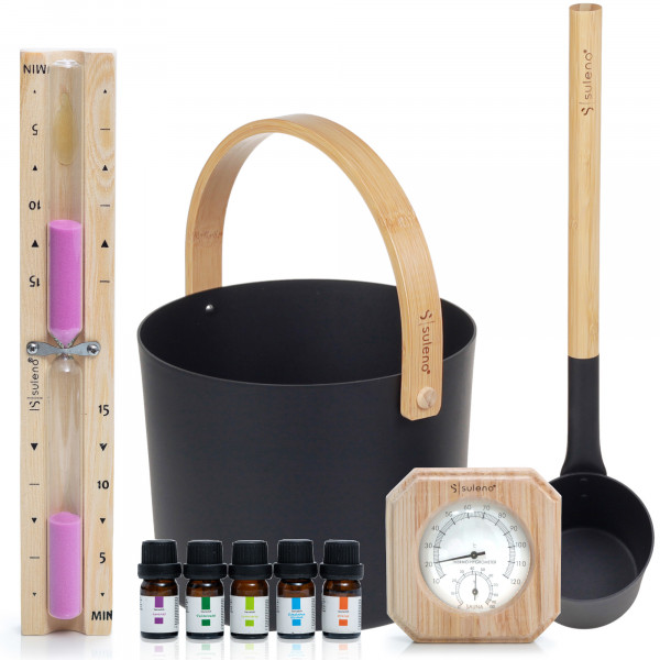 Sauna Set KJELL 2 | 9-teilig Saunazubehör