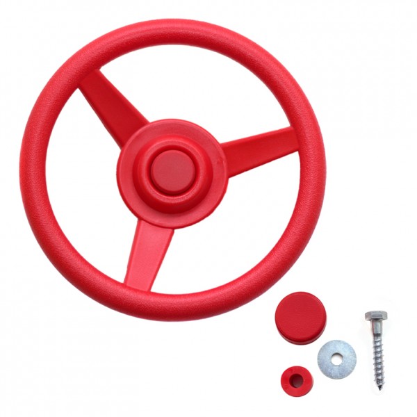 Lenkrad für Spielturm Rot Ø 30 cm