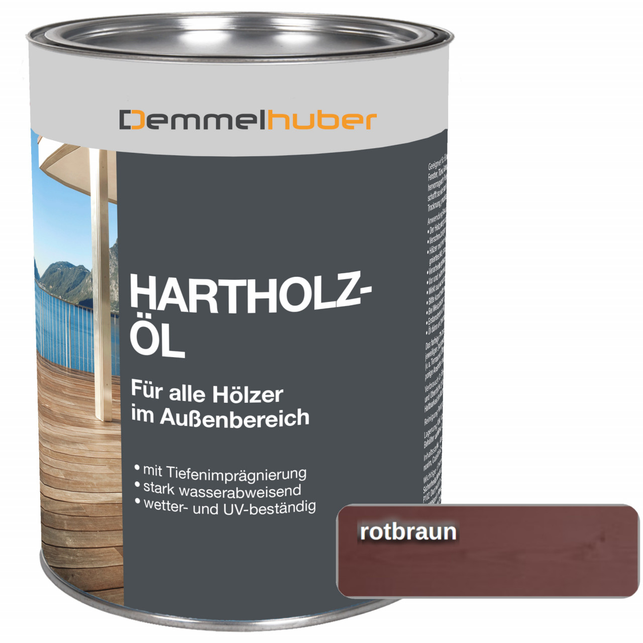 DEMMELHUBER Hartholzöl Rotbraun 06-002-01-900-00170