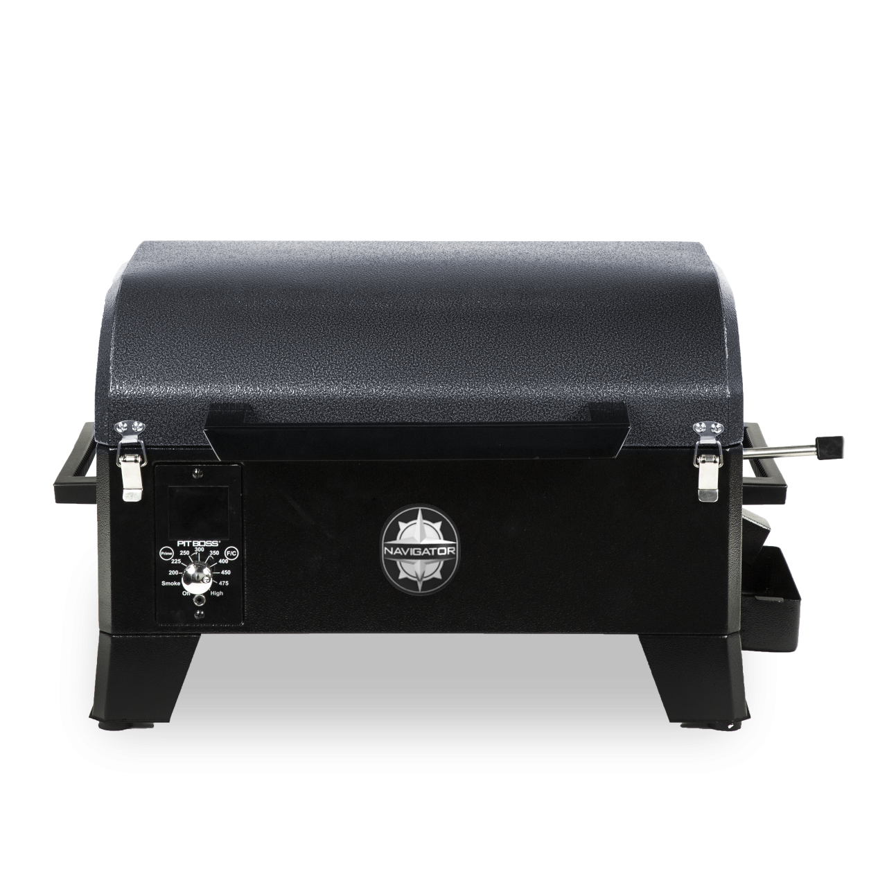 Pelletgrill NAVIGATOR 150 mobiler Pelletsmoker mit digitaler Temperatursteuerung 227 kg Pellettank