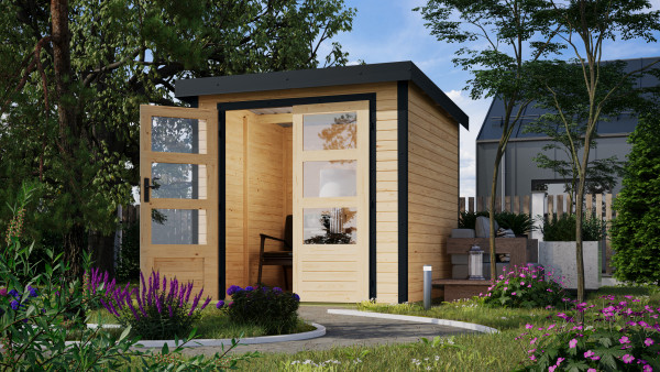 Gartenhaus JUPITER 2,13 m x 2,17 m 19 mm Hybridhaus