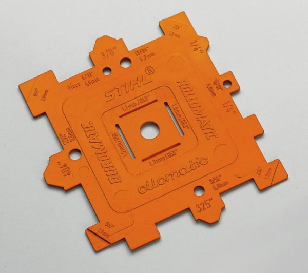 MS-Garniturpflege Prüflehre für Kette