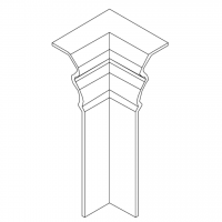 Innenecke selbstklebend Profil 11 PK Weiß 2001 (4er-Pack) Innenecke selbstklebend Profil 11 PK Weiß 2001 (4er-Pack)