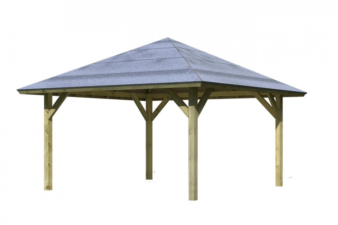 Karibu Pavillon "Kirn 1" BxTxH: 431x431x315 cm