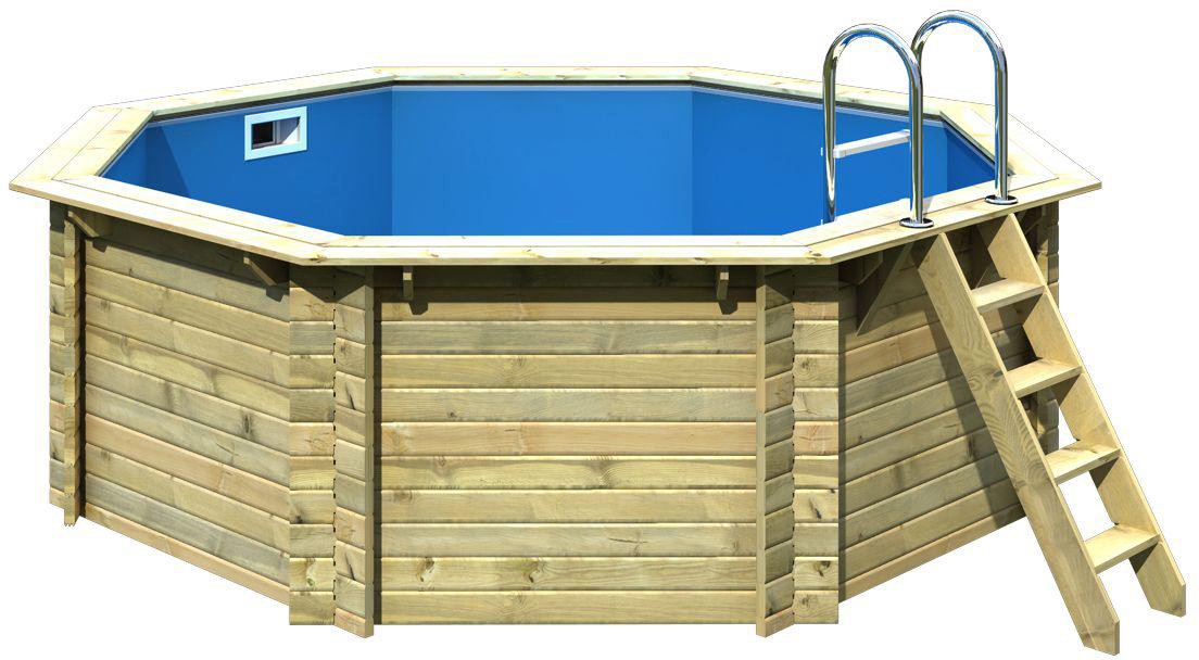 Achteck POOL 400 x 400 m 38 mm Modell 1 ohne ohne