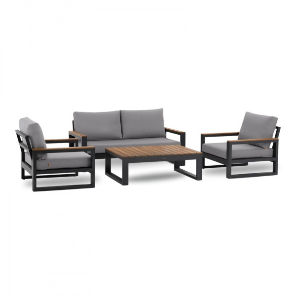 Gartenlounge Set SOHO 4-Sitzer mit Polster