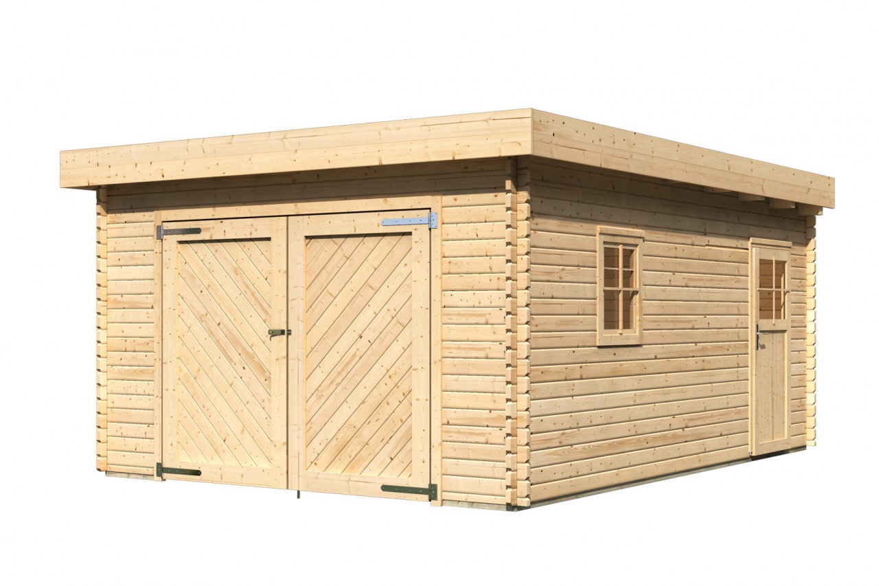 Karibu  Flachdachgarage 40 mm 3,87 x 5,37 cm 68284