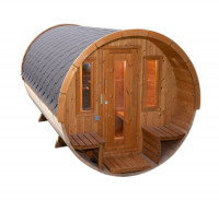 Saunafass TOVE Ø 2,35 x 4,00 m Thermoholz Saunafass TOVE Ø 2,35 x 4,00 m Thermoholz