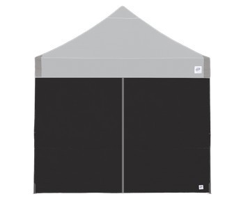 Pavillon Seitenwand 3 m ECLIPSE Schwarz Mit Reißverschluss