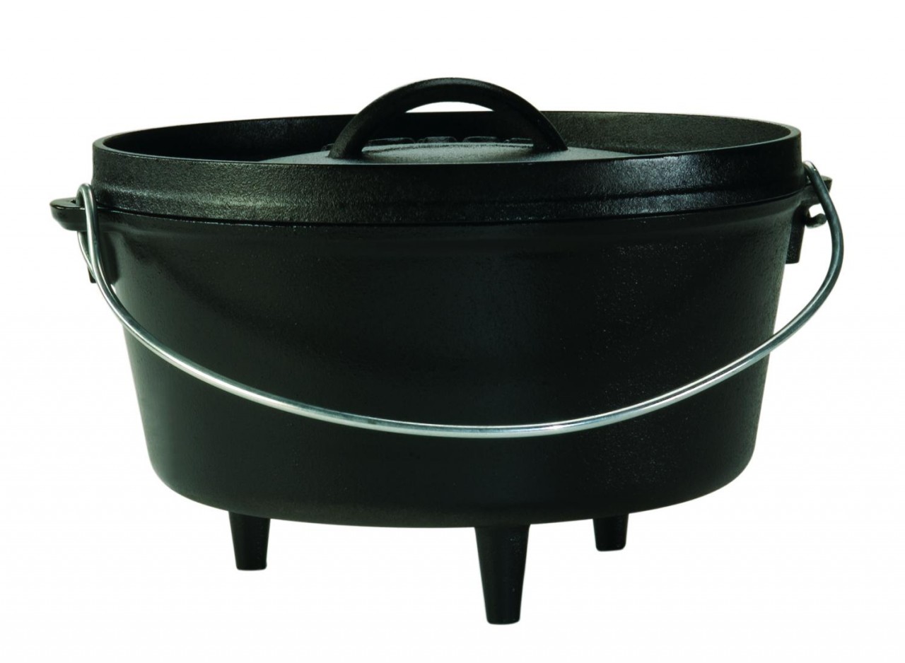 Dutch Oven CAMP mit Deckel Gusseisen 47 Liter