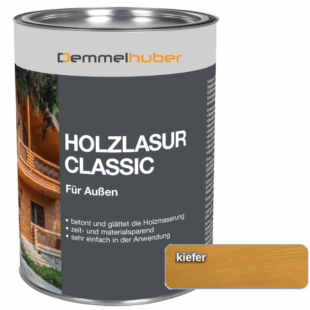 Holzschutzlasur CLASSIC Kiefer 075 Liter