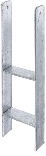 213893 H-Pfostenträger ETA-10 0210 141x300x600x60mm Stahl roh feuerverzinkt - GAH