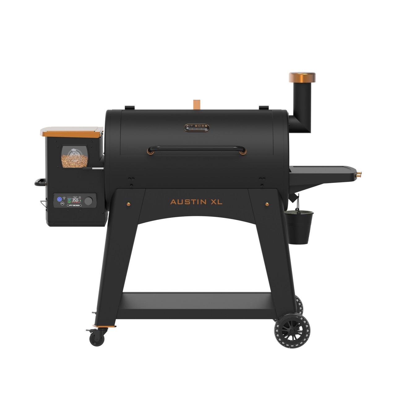 Pelletgrill ONYX AUSTIN XL 1000 Pelletsmoker mit digitaler Temperatursteuerung 136 kg Pellettank