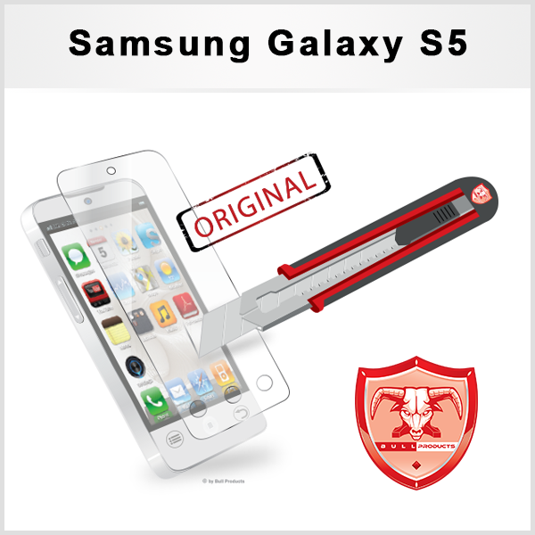 5 x Displayschutzfolie Samsung Galaxy S5 Panzerglas