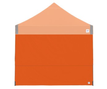 Pavillon Seitenwand 3 m ECLIPSE Orange Geschlossen