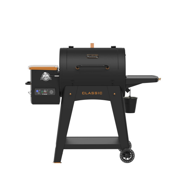 Pelletgrill ONYX CLASSIC Pelletsmoker mit digitaler Temperatursteuerung, 8,5 kg Pellettank