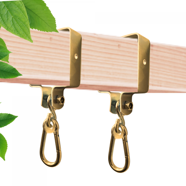 Schaukelhaken 9x9 cm Schaukelschelle verzinkt 2er Pack