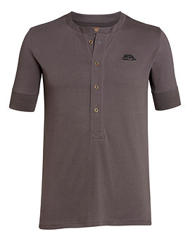 T-Shirt HENLEY grau