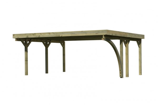 Doppelcarport Classic 1 PVC-Dach 5,63 x 3,95 m