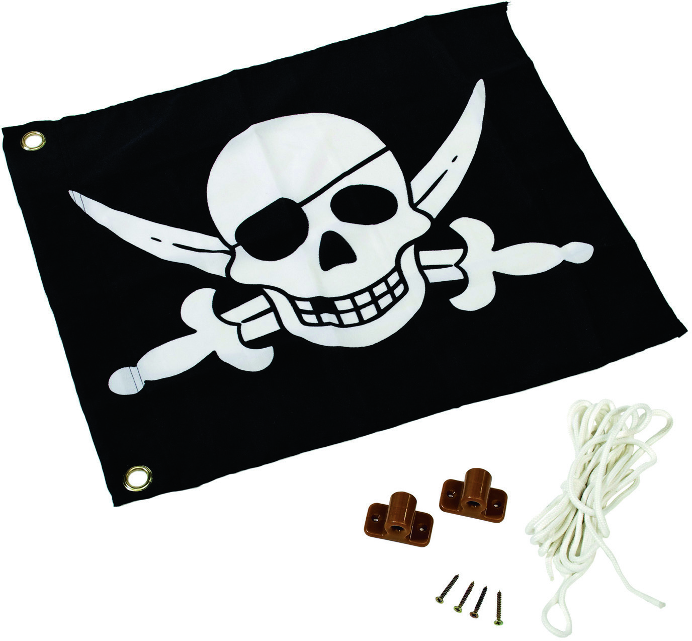 Piratenflagge 55 x 45 cm, Spiel & Spaß