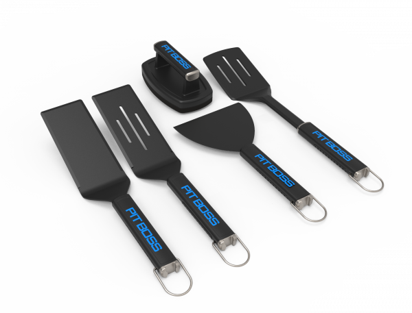 Grillbesteck Set ULTIMATE 5-teilig - Plancha Tool Set