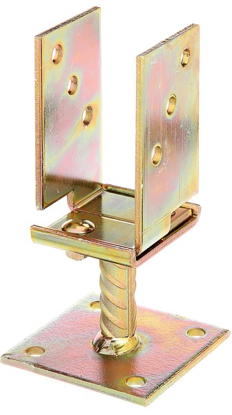 UPfostenträger verstellbar 71131 mm zum Aufschrauben