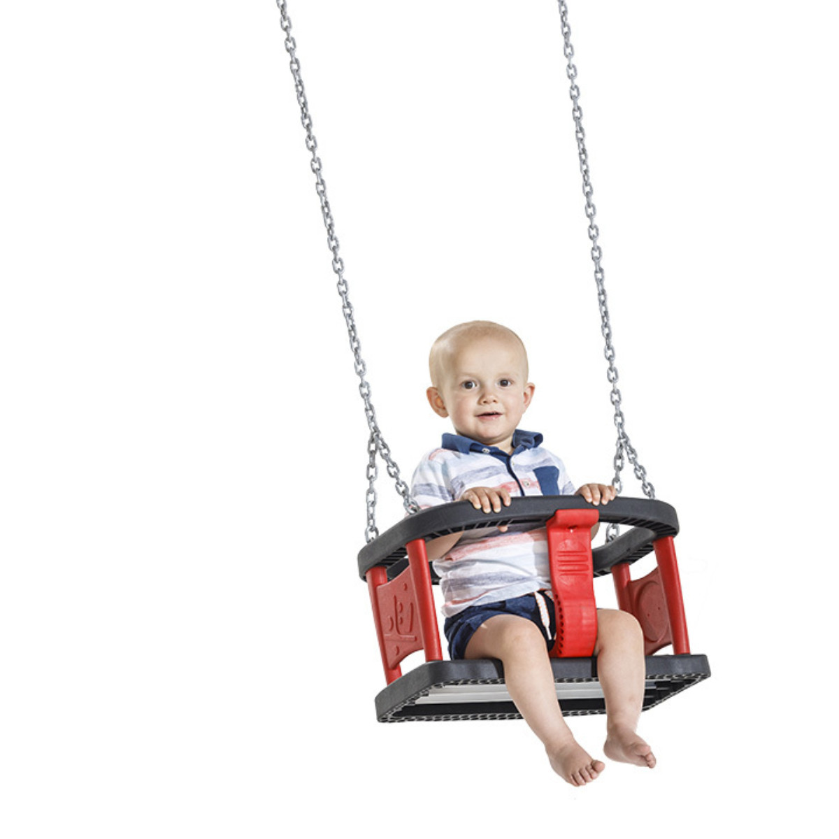 Spielturmking Babyschaukel CURVE BABY Rot Schwarz Schaukelsitz 00-000-00-000-00698