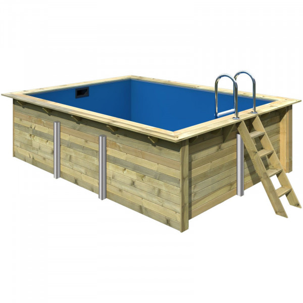 Rechteck POOL 3,50 x 3,20 / 4,40 / 5,30 m 44 mm Modell 1