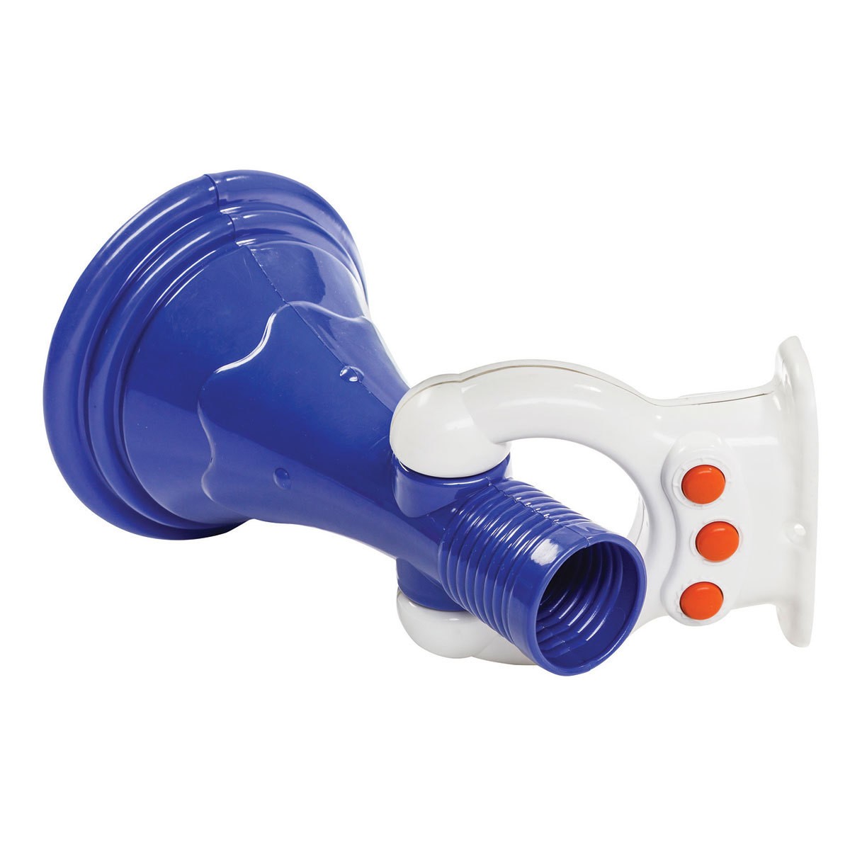 Megaphone mit Geräuchen WeißBlau