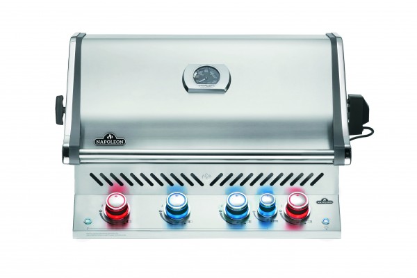 Gasgrill PRESTIGE PRO™ 500 RB Edelstahl Einbau-Grillaufsatz