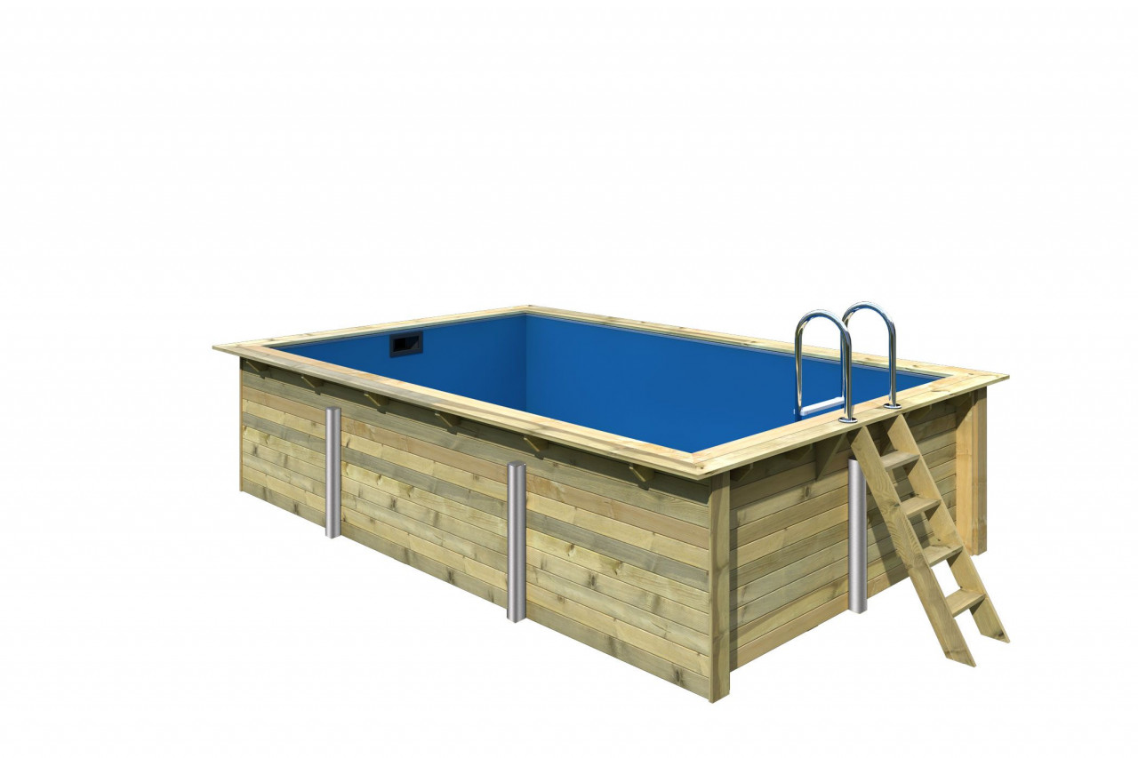 KARIBU Pool, beige, 15500 l