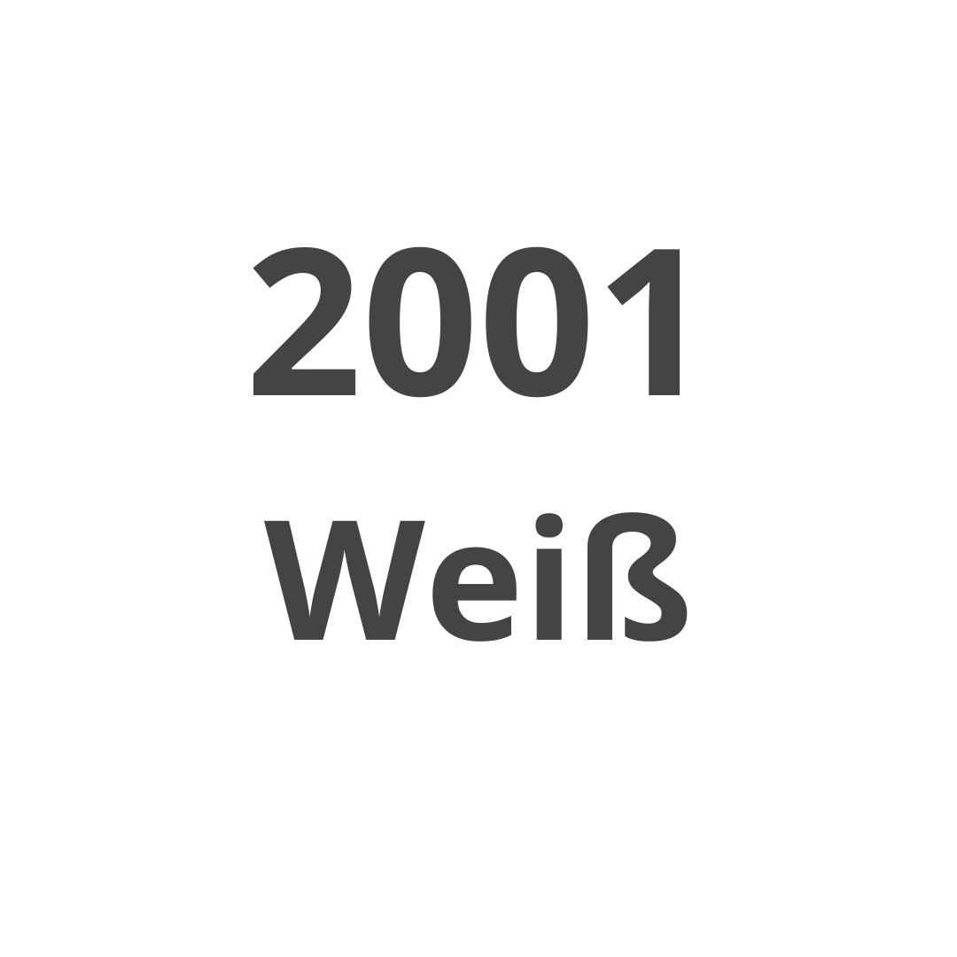 2001 Weiß