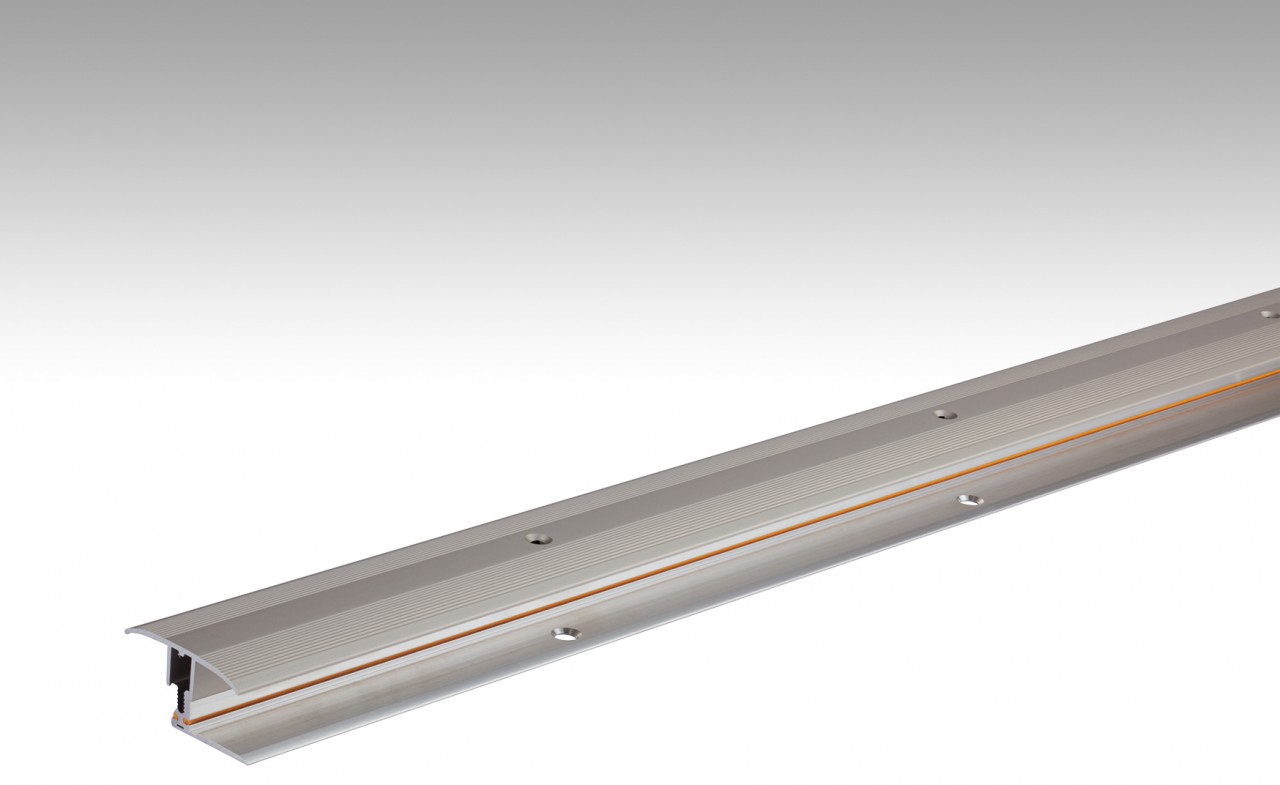 Übergangsprofil Flexo Typ 302 (7 bis 17 mm) EdelstahlOberfläche 340