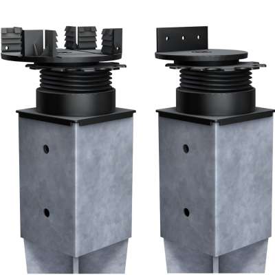 Terrassenlager STANDARD Stellfüße verstellbar 25 - 225 mm | Stellfüße