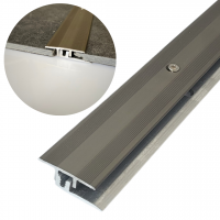 Bodenprofil Vinyl & Designböden 100 cm Aluminium (0 - 9 mm) Edelstahl Bodenprofil Vinyl & Designböden 100 cm Aluminium (0 - 9 mm) Edelstahl