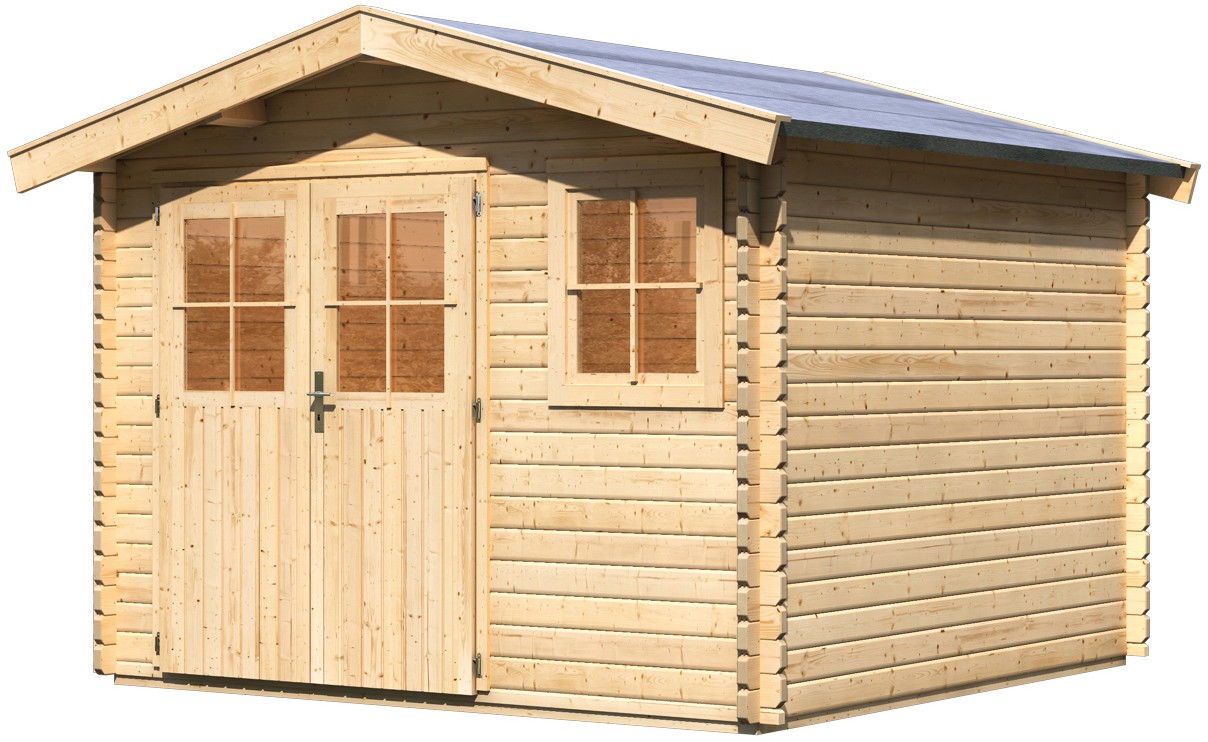 Karibu  Gartenhaus FELSENAU 3 38 mm 2,97 x 2,97 m 64287