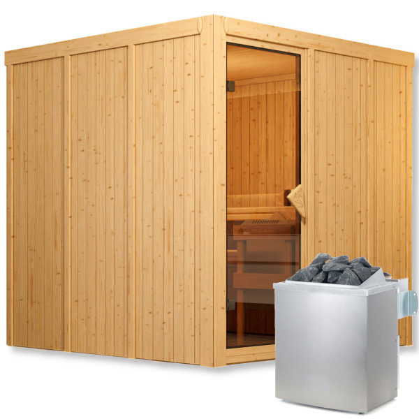 Sauna AMRUM 1,96 x 1,96 m