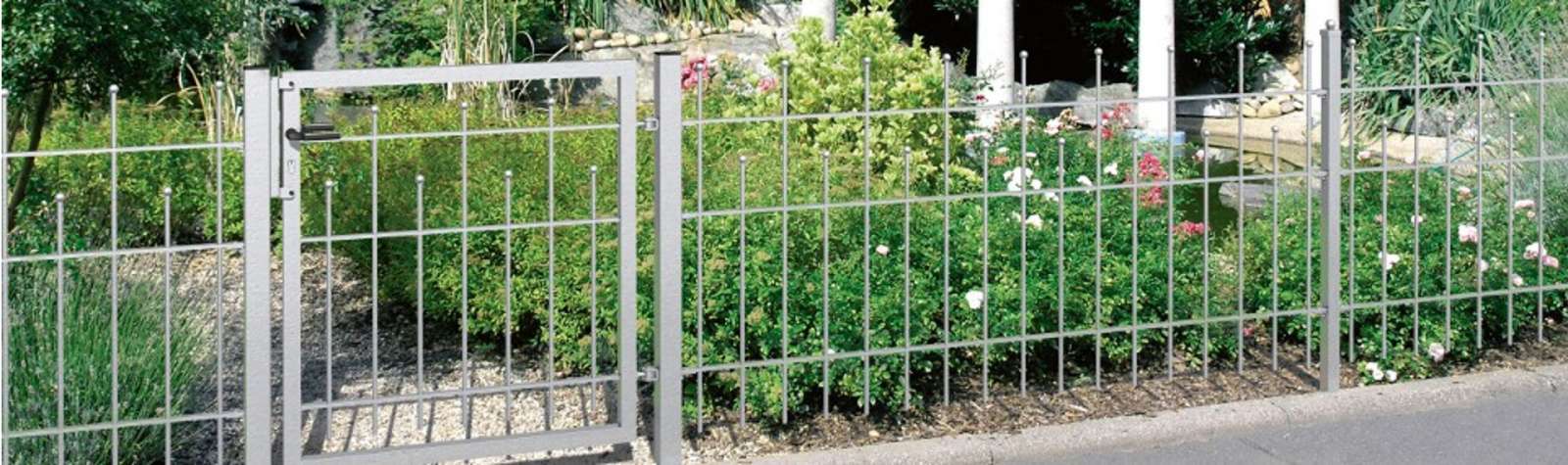 Stahl-Vorgartenzaun MADRID | Demmelhuber.net