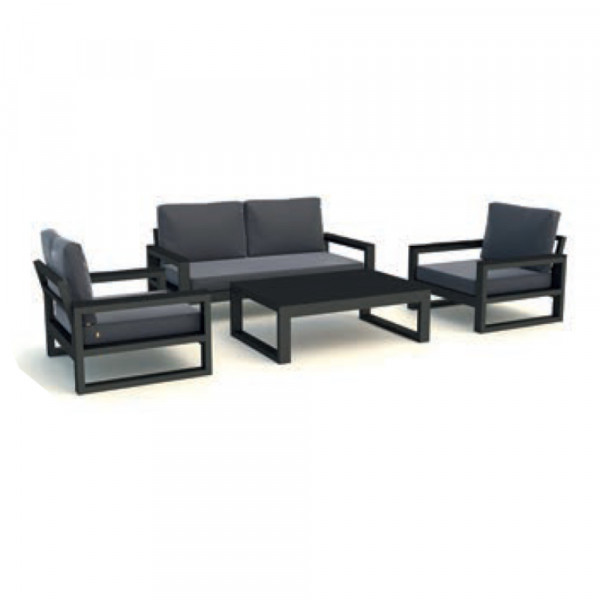 Gartenlounge Set MALLORCA 4-Sitzer mit Polster