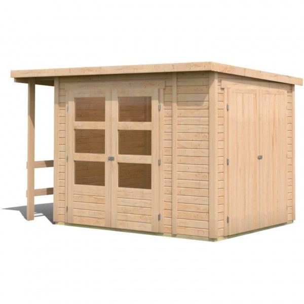 Gartenhaus Holz Pultdach 3,00 x 1,86 m 19 mm Multifunktionshaus