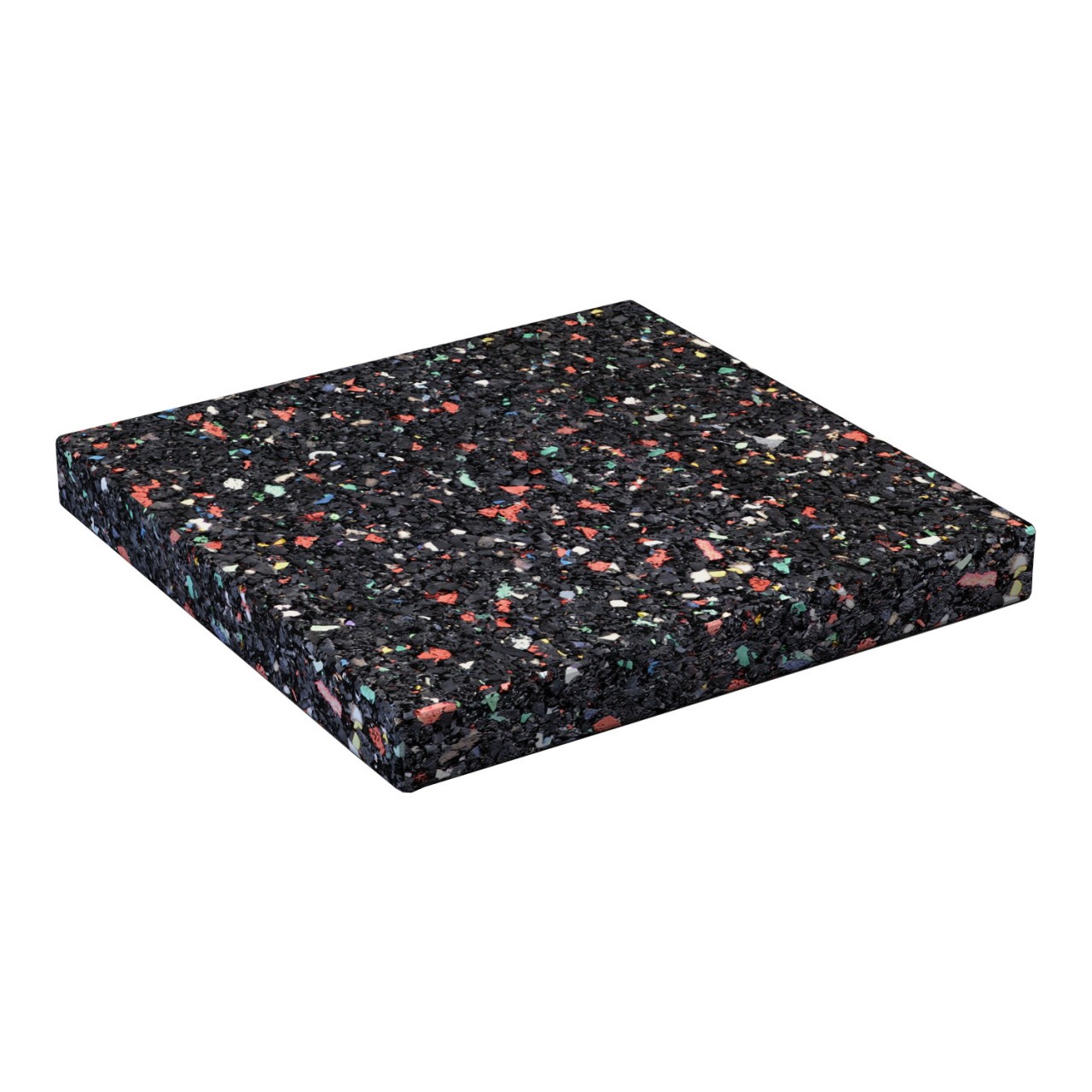 Terrassenpads Gummigranulat auf Recyclingbasis 90 x 90 x 8 mm 25 Stück