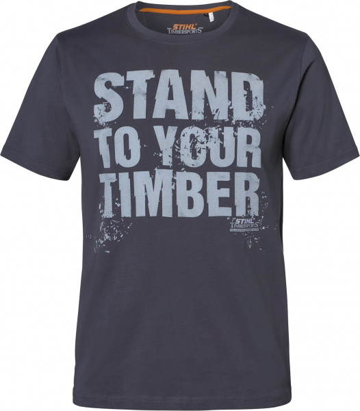 T-Shirt STAND TO YOUR TIMBER grau Herren