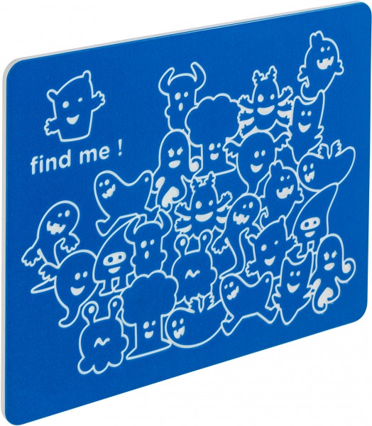 Spielwand FIND ME Blau 73,5 x 58,5 cm