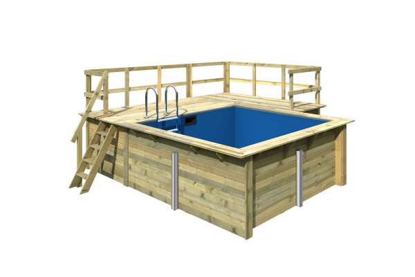 Rechteck POOL 3,50 x 3,20 / 4,40 / 5,30 m 44 mm Modell 1