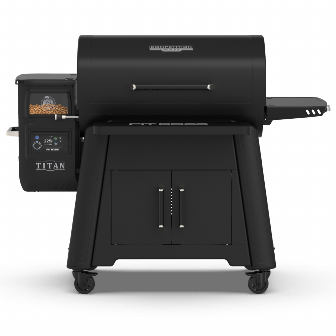 Pelletgrill COMPETITION 1600 TITAN Pelletsmoker mit digitaler Temperatursteuerung180 kg Pellettank