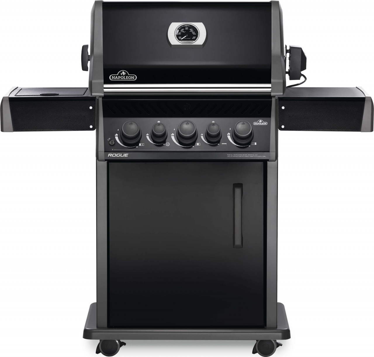 Gasgrill ROGUE 425 RSB schwarz mit Drehspieß