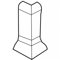 Außenecke Profil 1 MK Fußleiste (2er-Pack) Außenecke Profil 1 MK Fußleiste (2er-Pack)