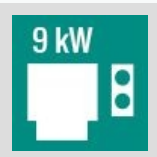 9.0 kW Ofen inkl. Steuergerät