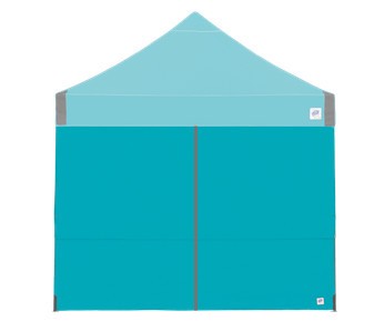 Pavillon Seitenwand 3 m ECLIPSE Hellblau Mit Reißverschluss