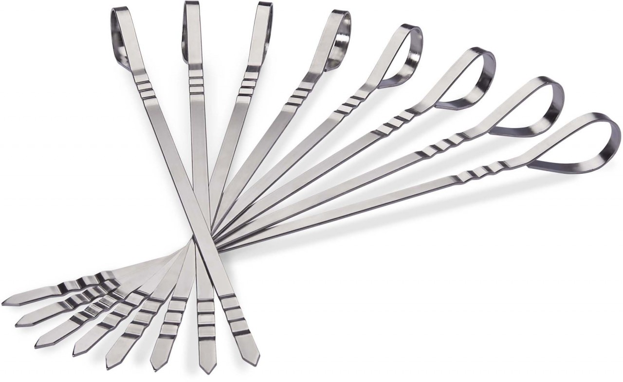 Grillspieße Set Edelstahl 8 Stck. Grillspieße Set Edelstahl 8 Stck.
